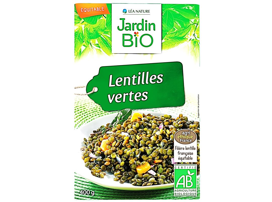 Jardin Bio Green Lentils  - 400 G