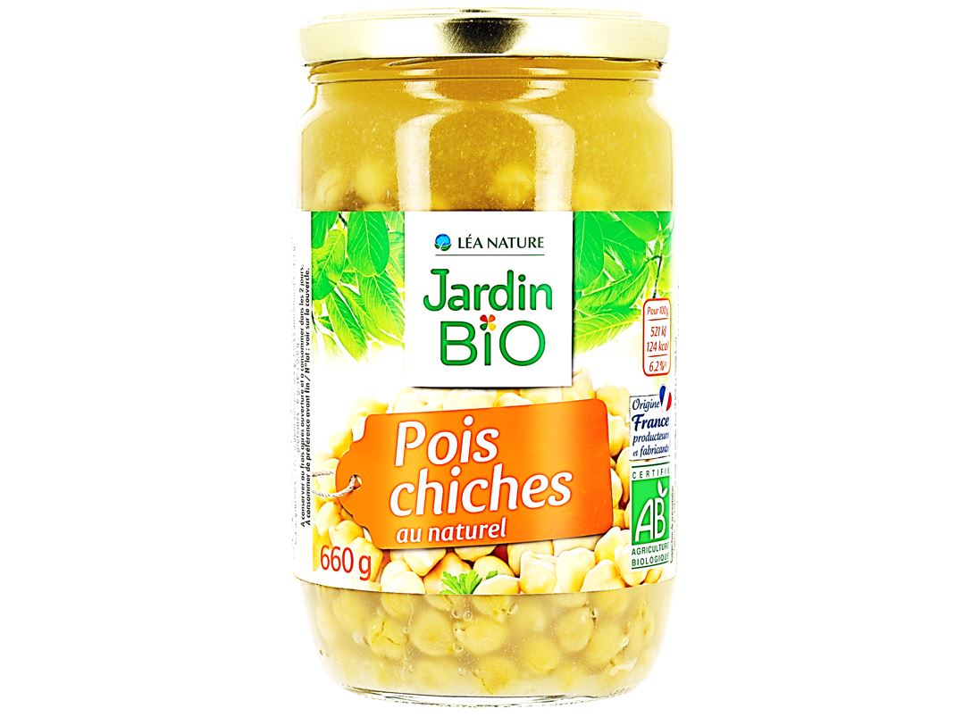 Jardin Bio Natural Chickpeas  - 660 G