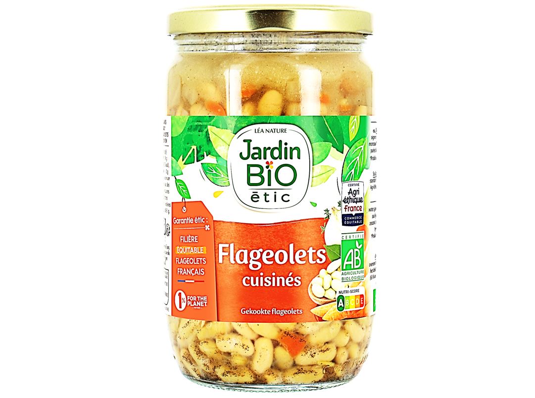 Jardin Bio Cooked Flageolet Beans  - 680 G
