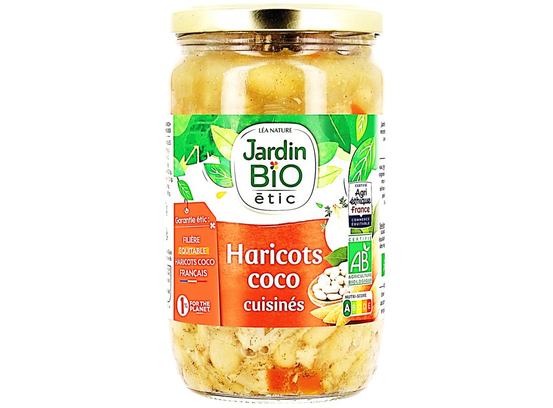 Jardin Bio Cooked Coconut Beans  - 680 G