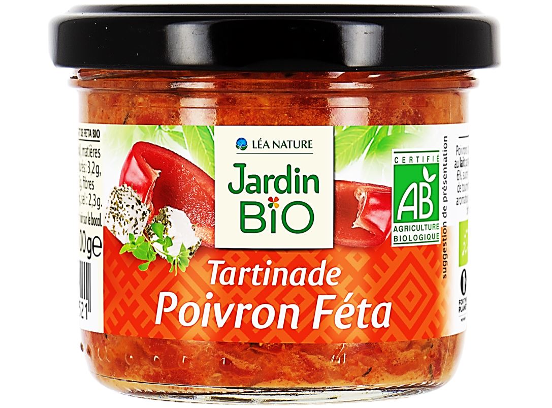 Jardin Bio Organic Pepper Feta Spread  - 100 G