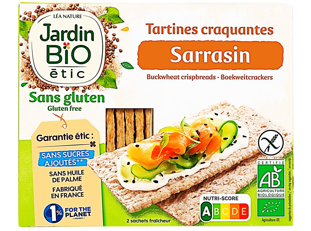 Jardin Bio Gluten-Free Buckwheat Toast  - 150 G