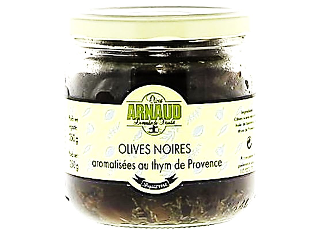 Olives Arnaud Black Olives With Thyme  - 250 G