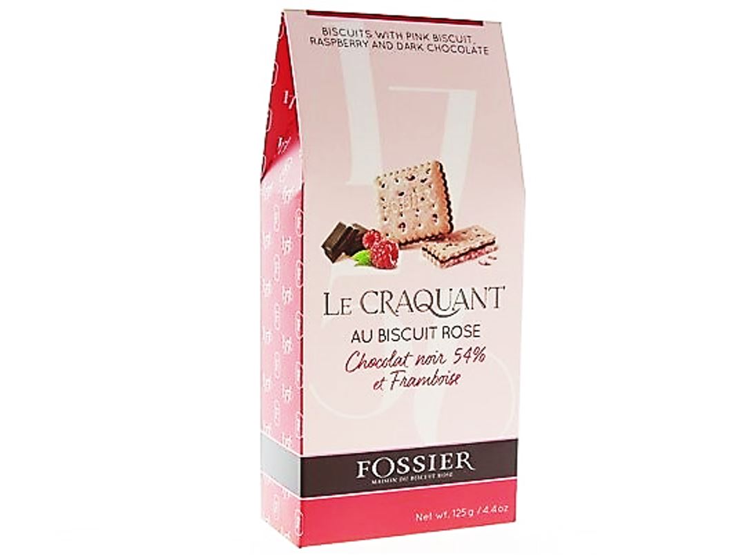 Fossier Biscuits Raspberry Dark Chocolate Biscuits  - 170 G
