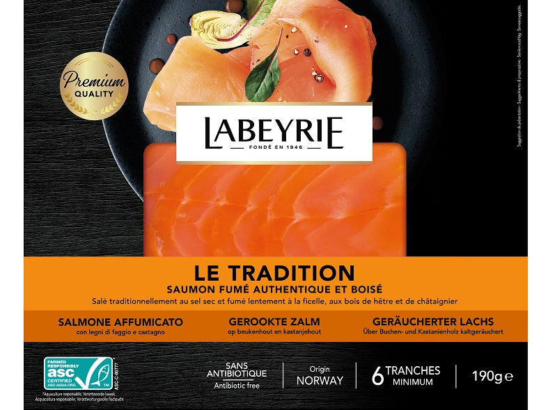 Labeyrie Smoked Salmon Le Tradition  - 190 G