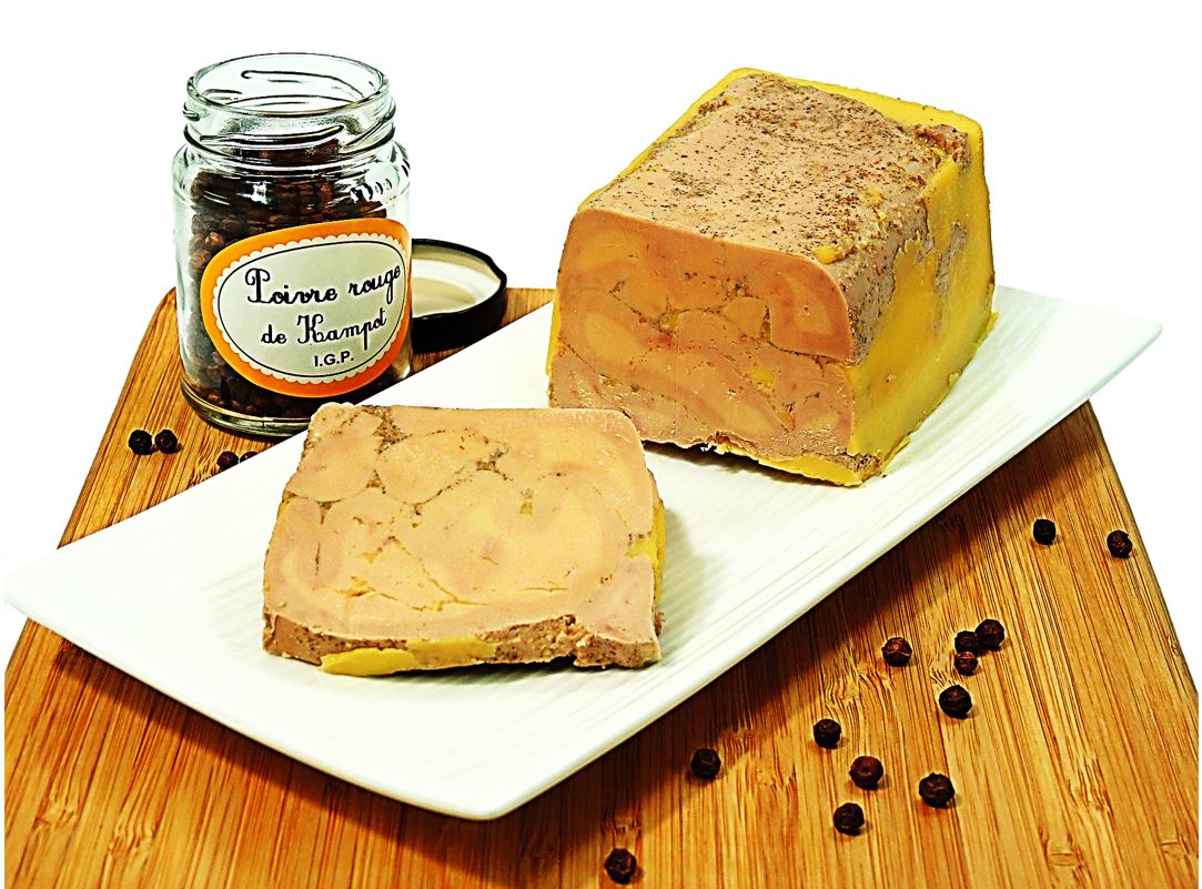 Le Domaine De Beauvoir Duck Foie Gras Bourbon Kampot Pepper  - 200 G