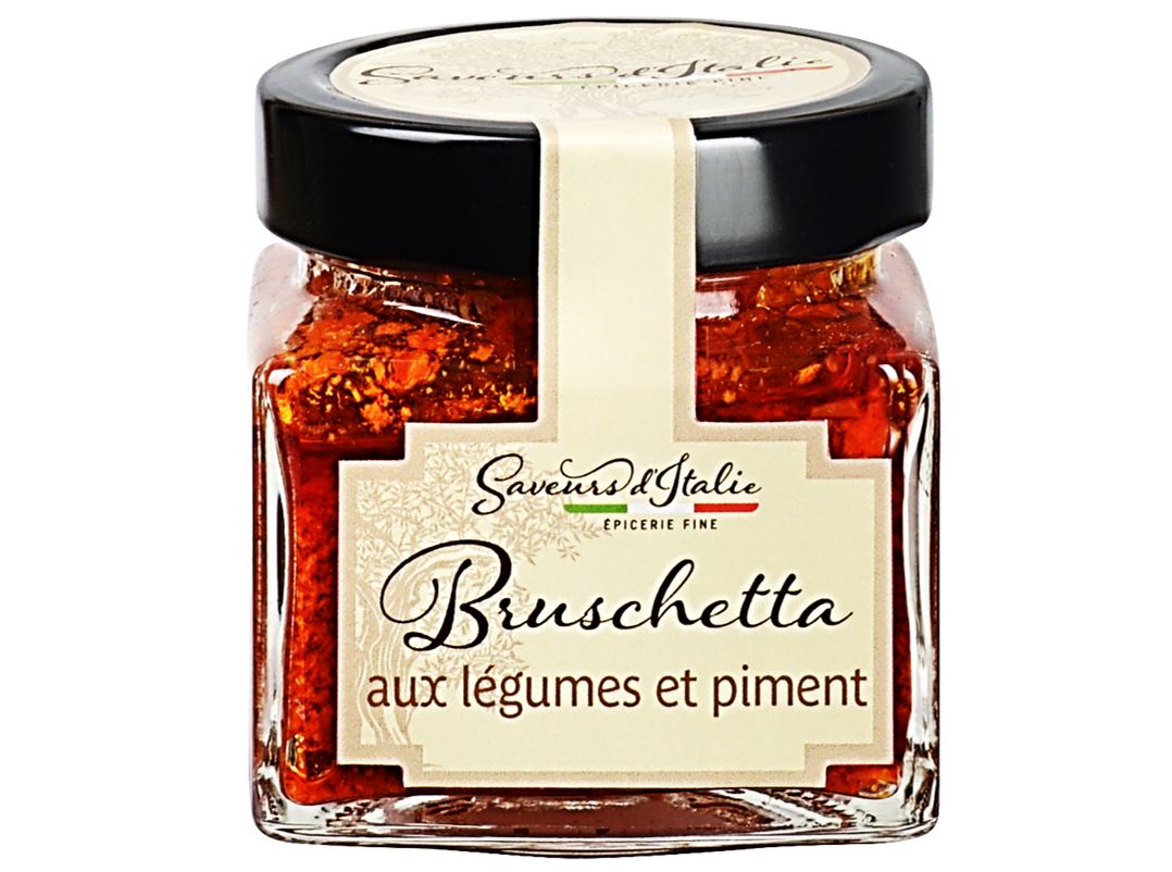 Jean D Audignac Vegetable Pepperoni Bruschetta  - 180 G