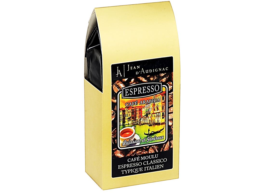 Jean D Audignac Italian Espresso Ground Coffee  - 250 G
