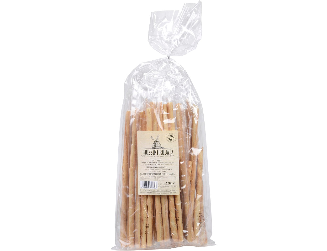 Jean D Audignac Sea Salt Crystal Breadsticks  - 250 G