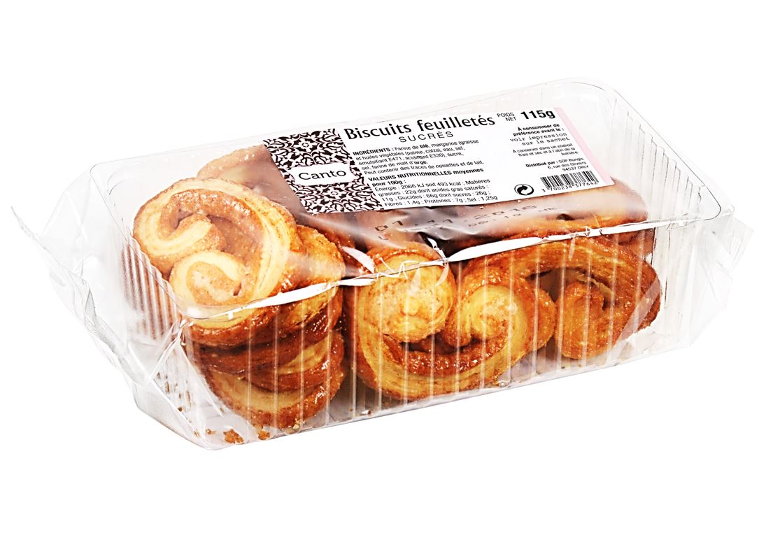 Jean D Audignac Traditional Golden Palmiers  - 115 G