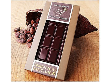 Rannou MetivierLpd - Ginger Dark Choc Bar/Rannou Metivier  - 1  Pc