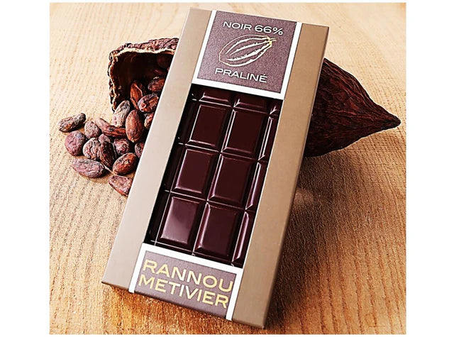Rannou MetivierLpd - Praline Dark Choc Bar/Rannou Metivier  - 1  Pc