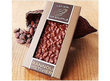 Rannou MetivierLpd - Milk Choc Rice Bar/Rannou Metivier  - 1  Pc