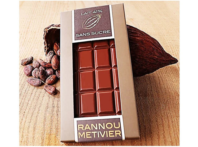 Rannou MetivierLpd - Sugar-Free Milk Choc Bar/Rannou Metivier  - 1  Pc