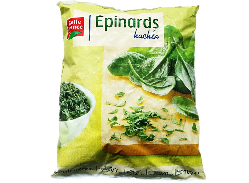 Belle France Chopped Spinach  -  1Kg