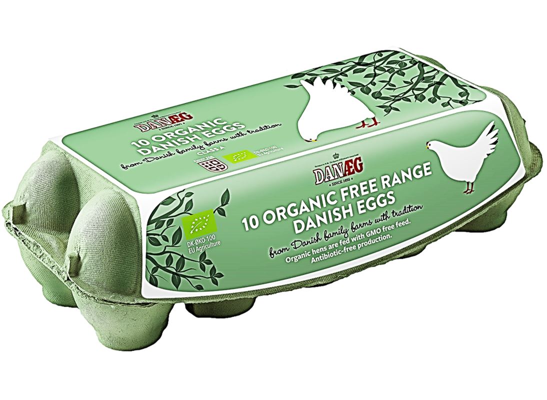 Danaeg Organic Eggs  - 10Pc