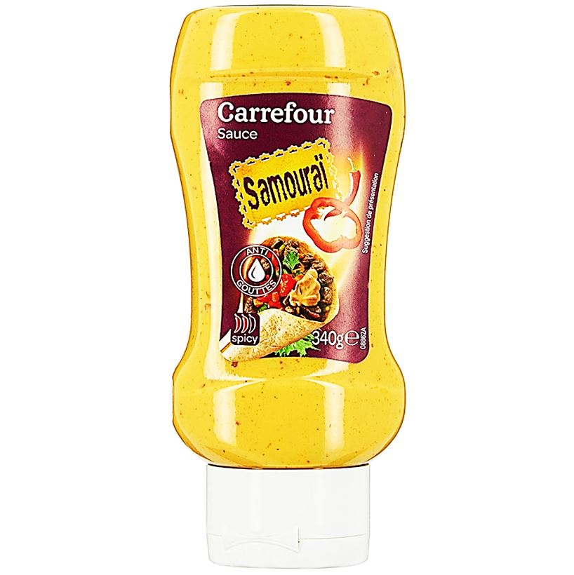 Carrefour Samurai Sauce Top Down  - 340 G