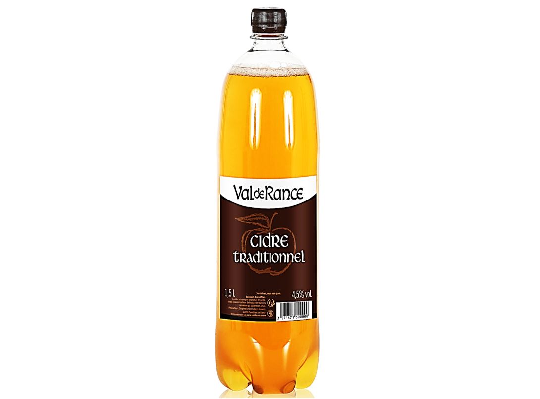 Val De Rance Traditional Brut Cider 4.5%  - 1.5L
