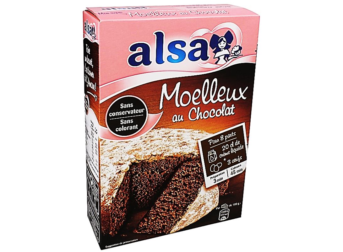 Alsa Soft Chocolate Cake Mix Bake  - 435 G