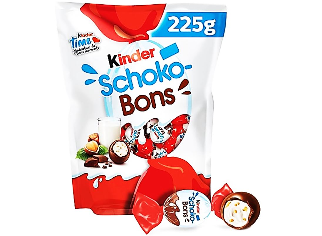 Kinder Milk Chocolate Hazelnut Schokobons  - 225 G