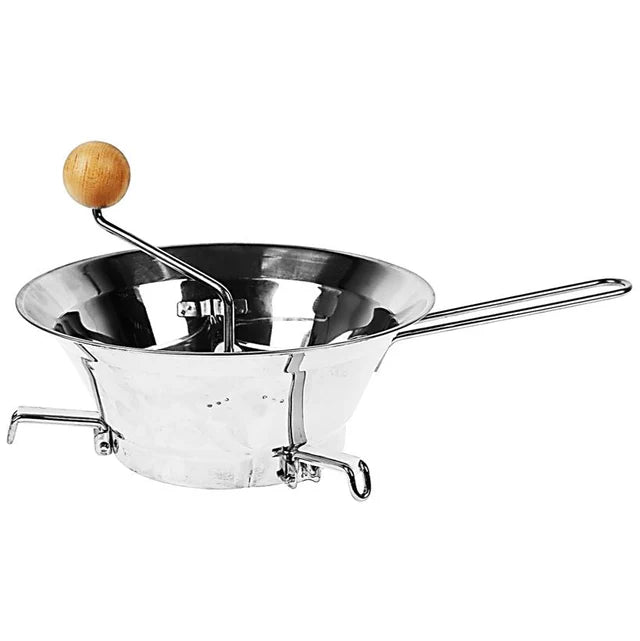 Vegetable Mill Wood Stainless Steel  - 1 Pc