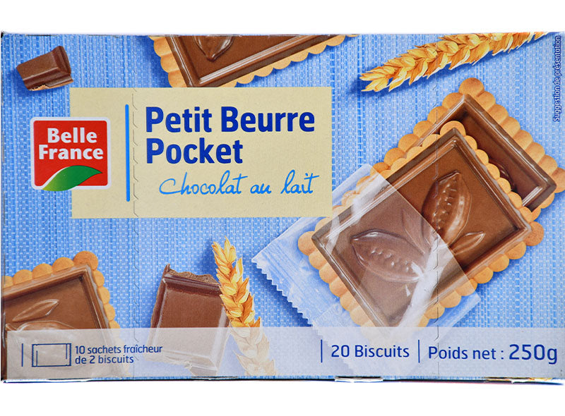 Belle France Milk Chocolate Biscuit Pockets  - 250 G