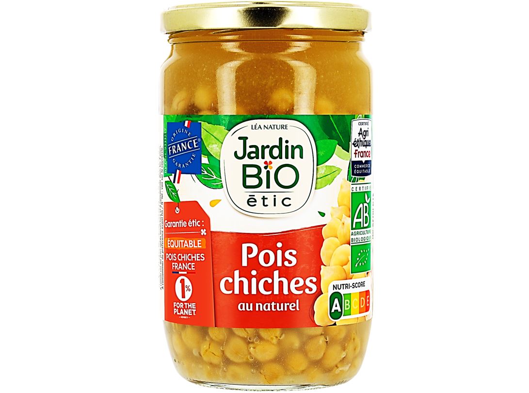 Jardin Bio Chickpeas Au Naturel  - 660 G