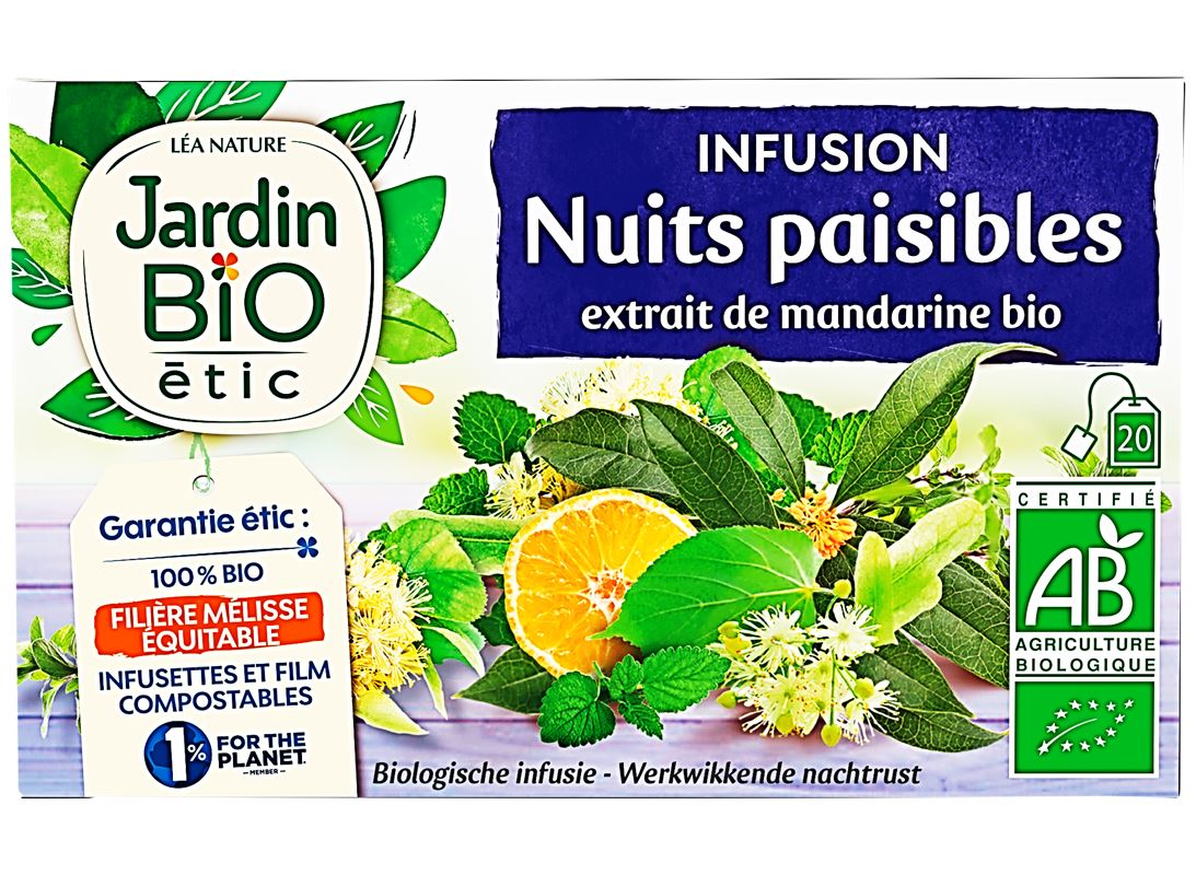 Jardin Bio Organic Sweet Nights Herbal Tea  - 20Pc