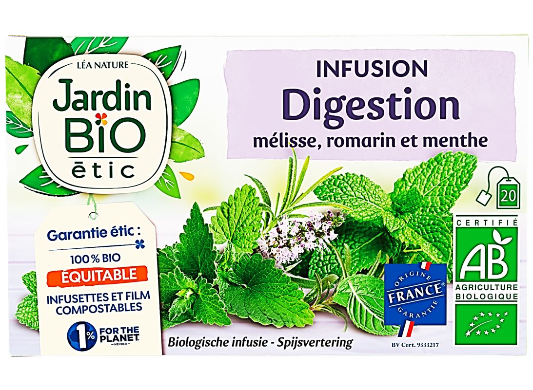 Jardin Bio Organic Digestion Herbal Tea  - 20Pc