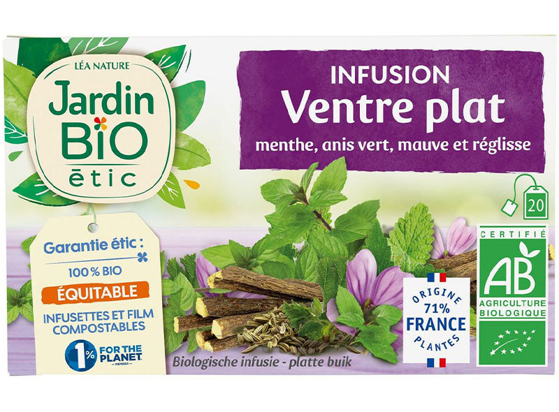 Jardin Bio Organic Flat Stomach Herbal Tea  - 20Pc