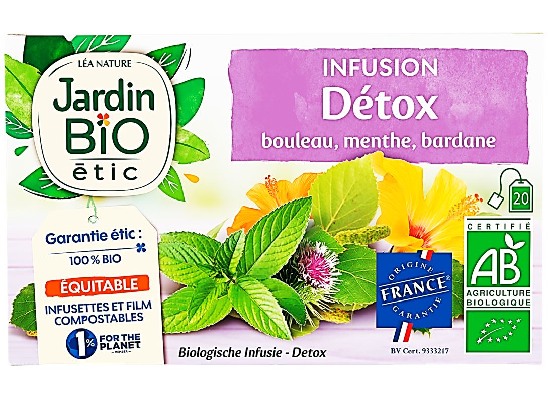 Jardin Bio Organic Detox Herbal Tea  - 20Pc