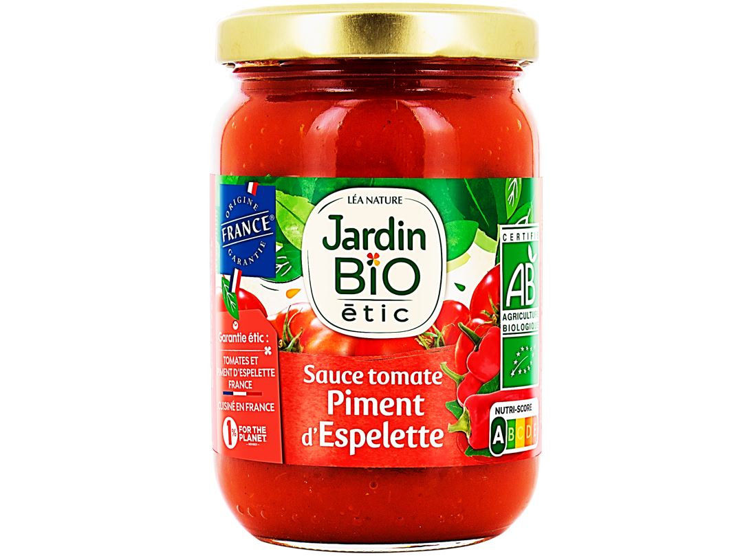 Jardin Bio Tomato Sauce Espelette Chilli  - 200 G