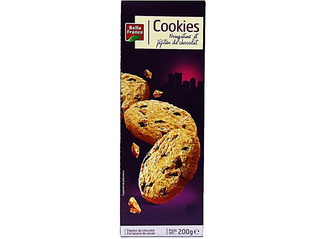 Belle France Chocolate Nougat Cookies  - 200 G