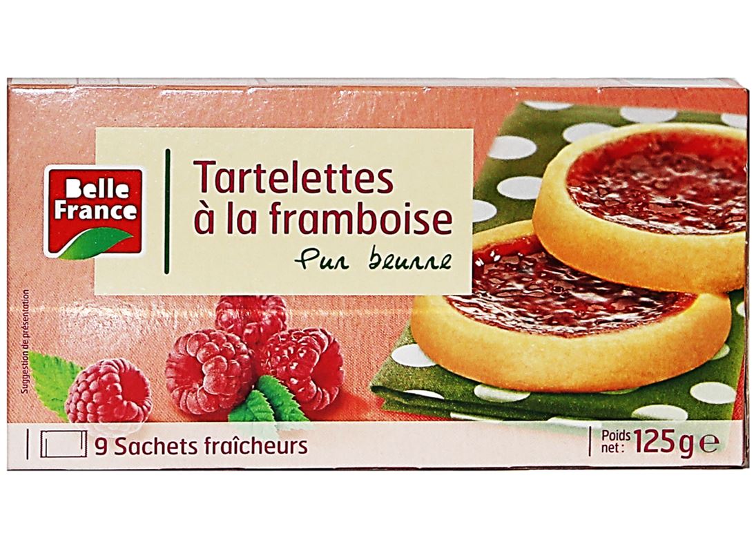 Belle France Raspberry Tarts  - 125 G