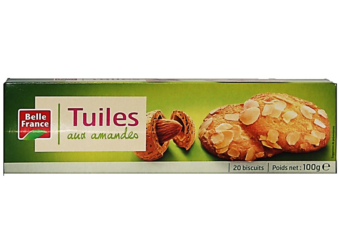 Belle France Almond Tuiles  - 100 G