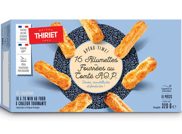 Thiriet Crispy Cheese Sticks With Pdo Comte Cheese - 320 g (16 Pieces)