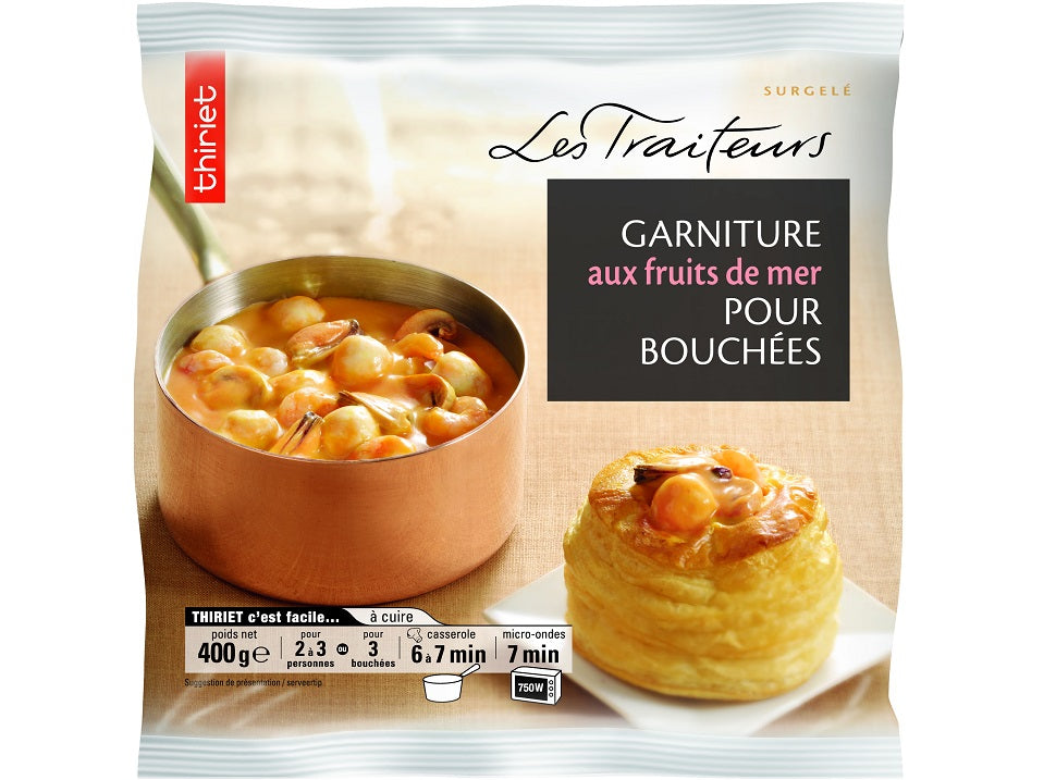 Thiriet Seafood Mix Filling Ready-To-Use Vol Au Vent 400G 3-4  - Serv