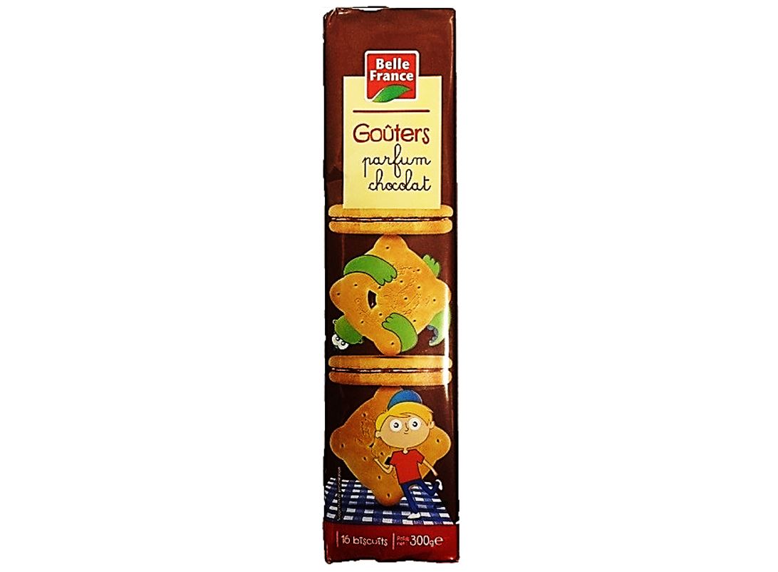 Belle France Chocolate Square Sandwich Biscuits  - 300 G