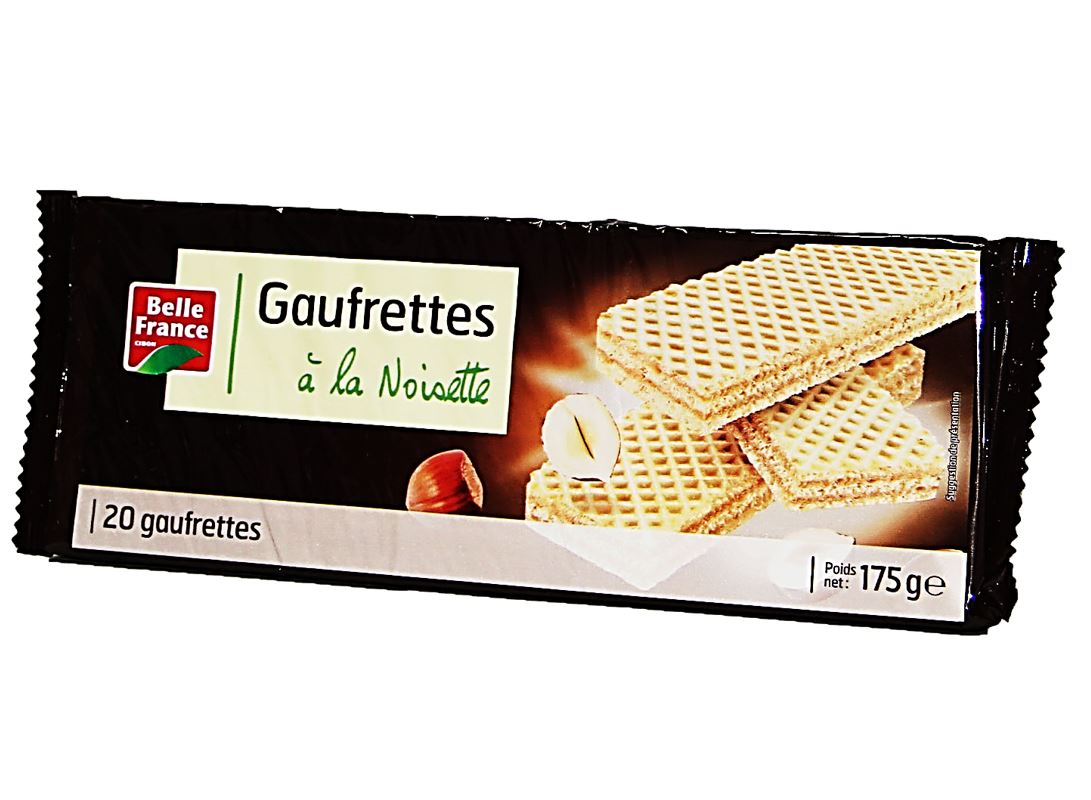 Belle France Hazelnut Wafers  - 175 G