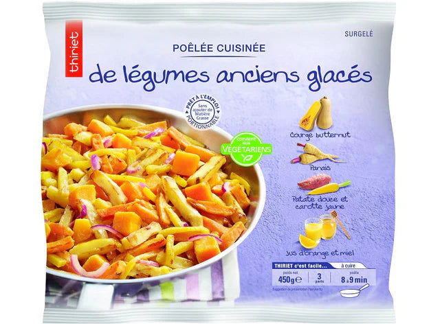 Thiriet  Pan-Fried Glazed Vegetables W Honey Oranges - 450 g (2 Portions)