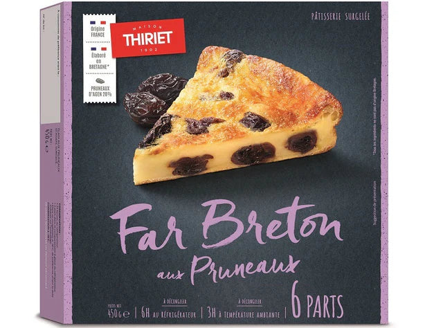Thiriet Far Breton W Prunes Tart - 450 g (6 Portions)