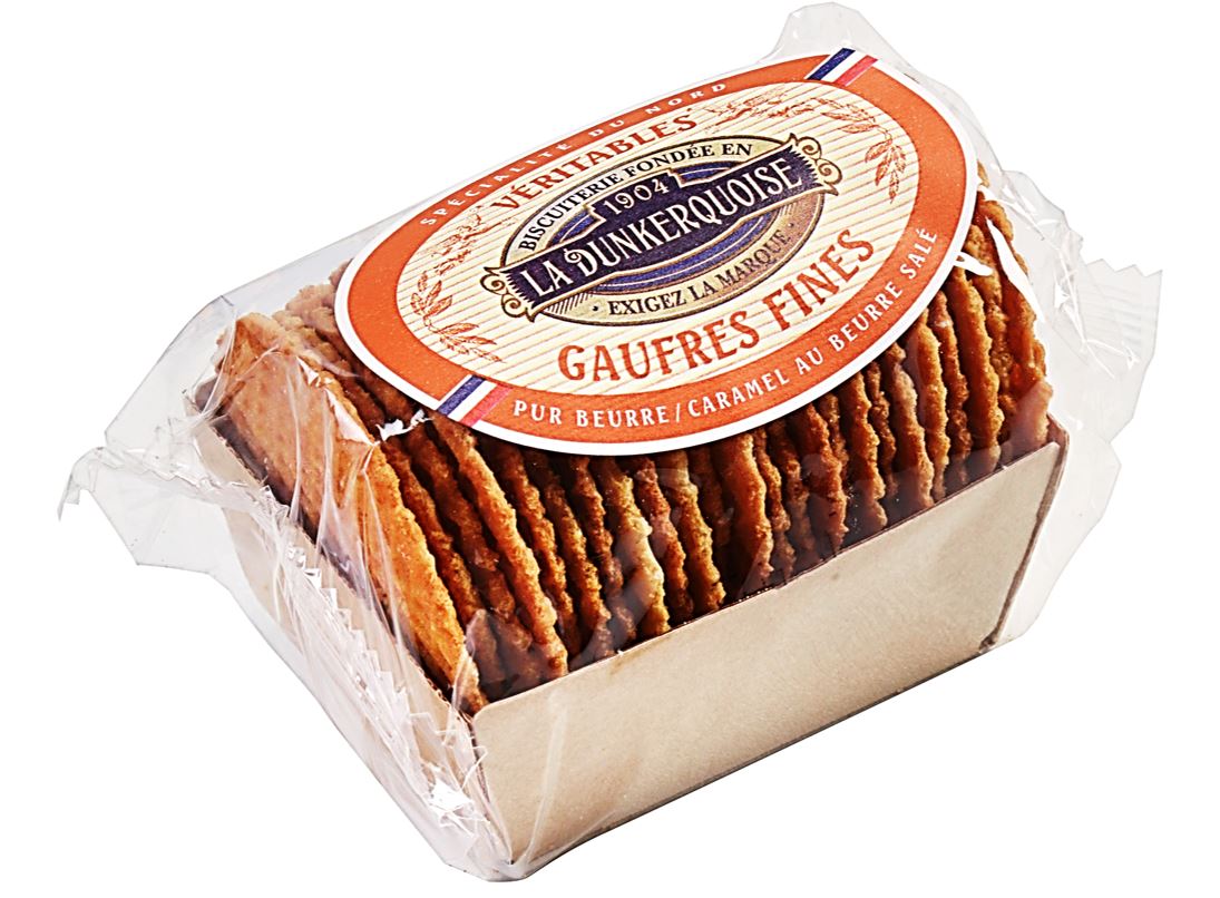Jean D Audignac Salted Caramel Thin Waffles  - 175 G