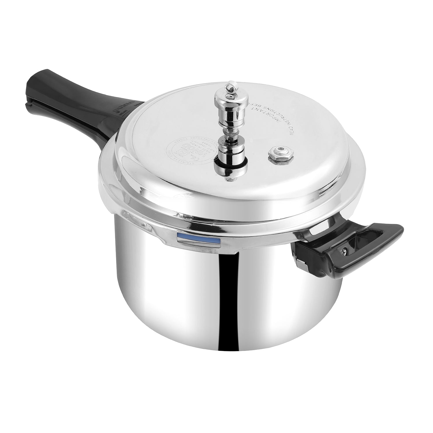 Vinod 18/8 Stainless Steel Pressure Cooker Outer Lid - 5 L - TCSB5