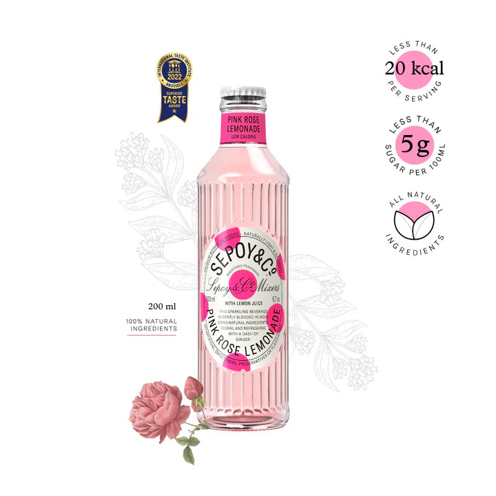 Sepoy & Co Pink Rose Lemonade - 200 ml