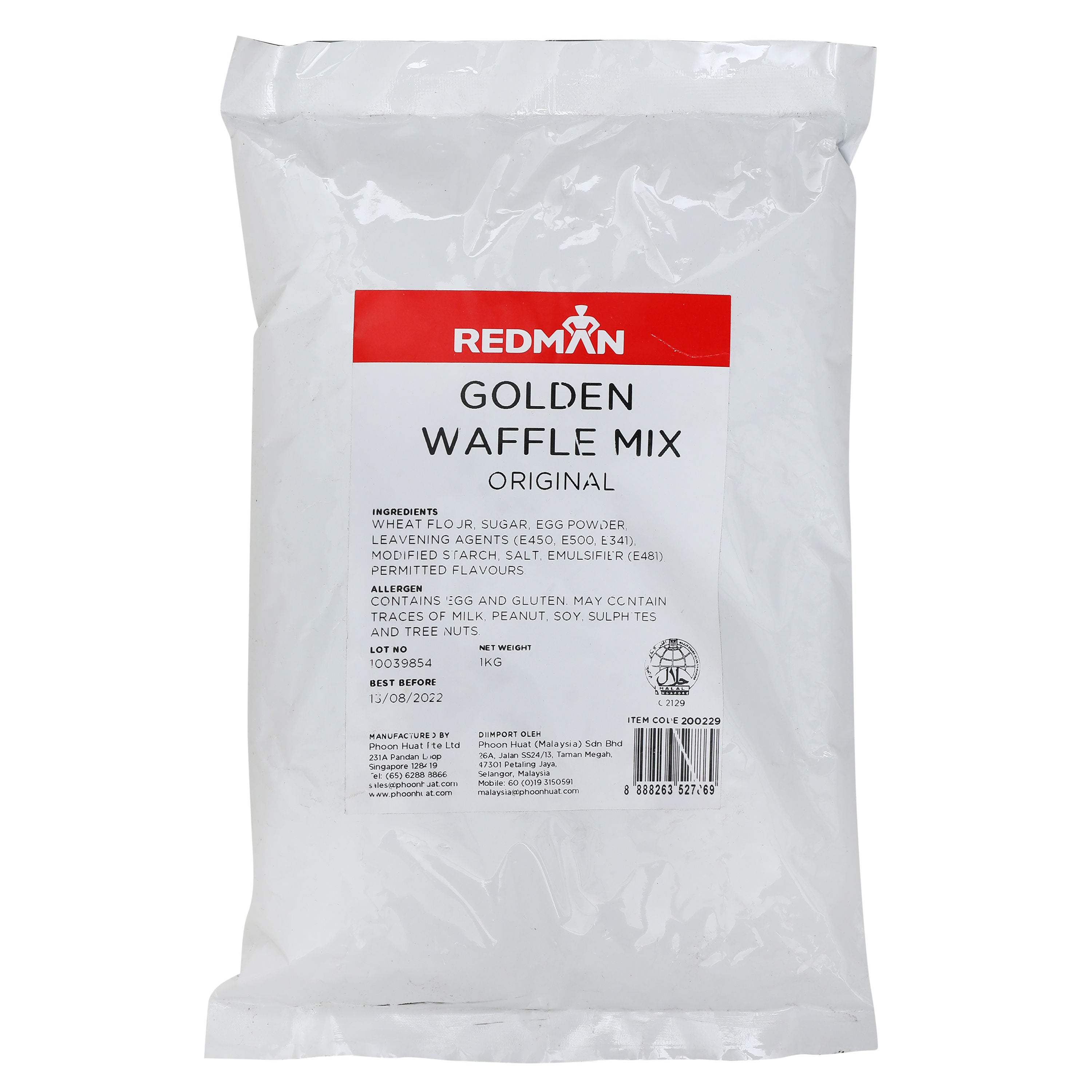 Redman Premix Waffle Mix Golden Redman - 1 Kg