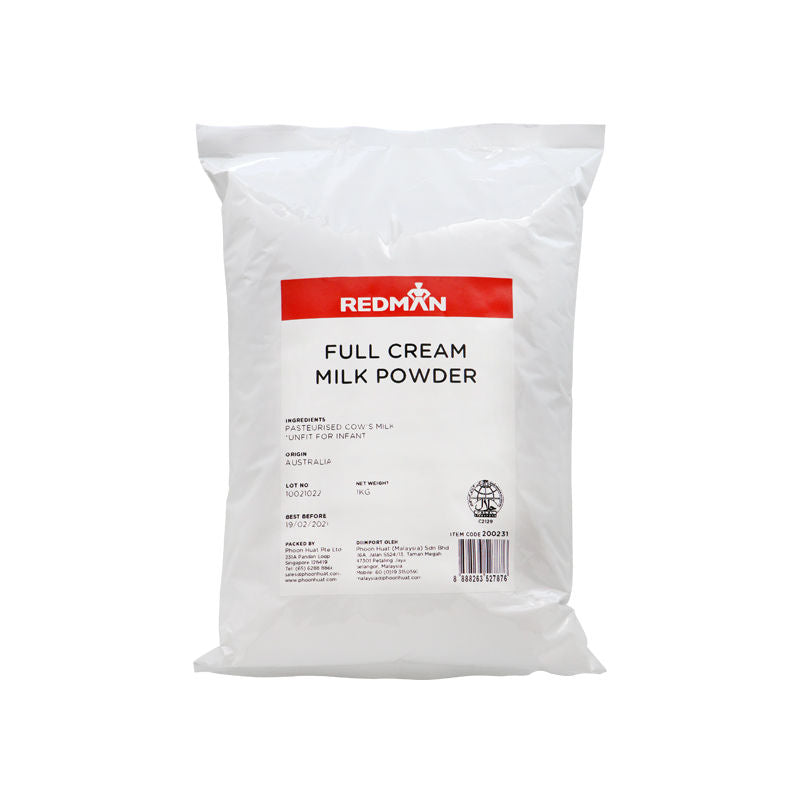 Redman Full Cream Milk Powder  -  1Kg