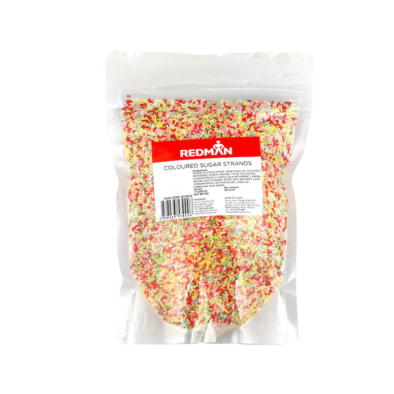 Redman Decor Sugar Strands Coloured - 450 g