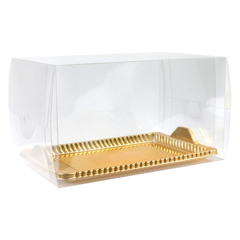 Redman Clear Cake Case With Gold Tray(K18)  - 1 Pc