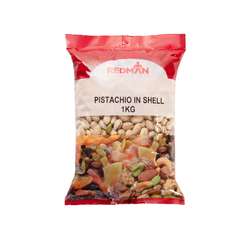 Redman Pistachio In Shell Unroasted  -  1Kg