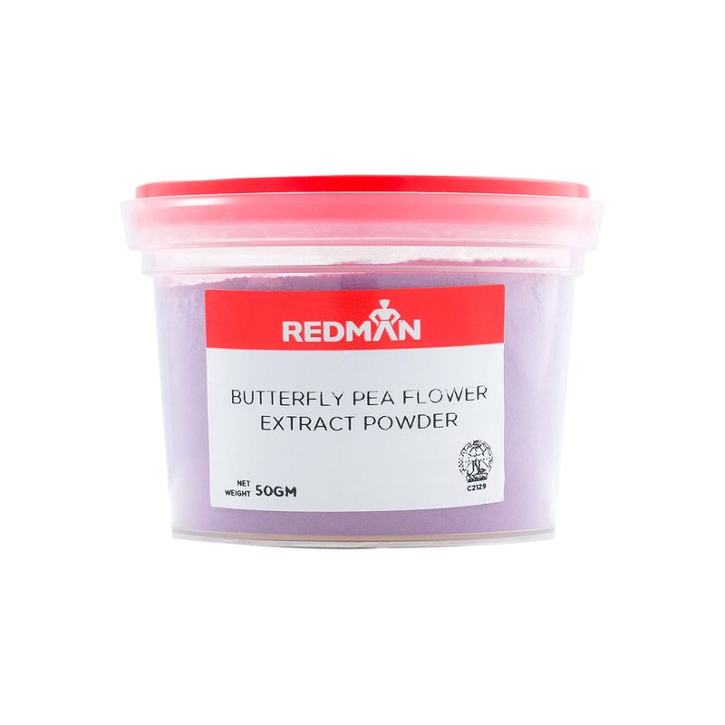 Redman Butterfly Pea Flower Extract Powder  -  50 G